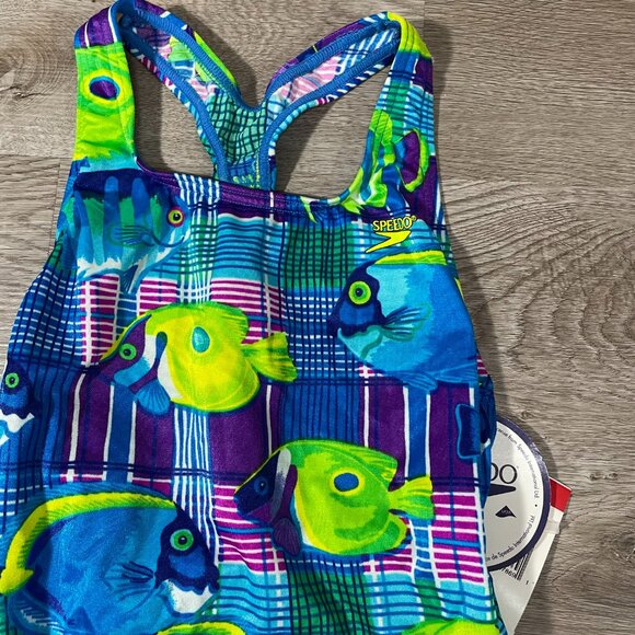 Speedo Girls Swimsuit Size 10 - Picture 9 of 12